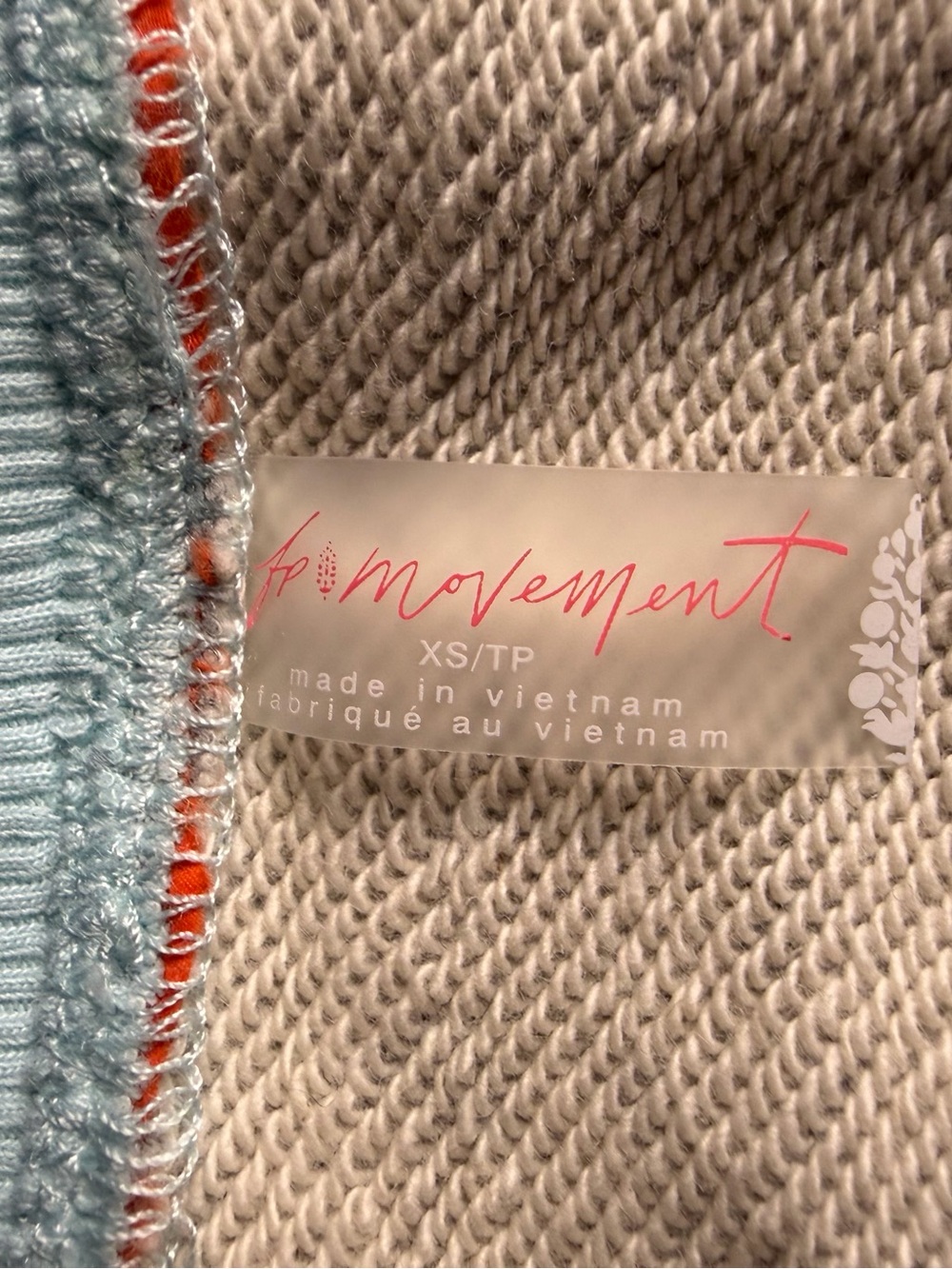 FP Movement by Free People Gray, Orange & Teal Colorblock Sweatshirt - Picture 11 of 16
